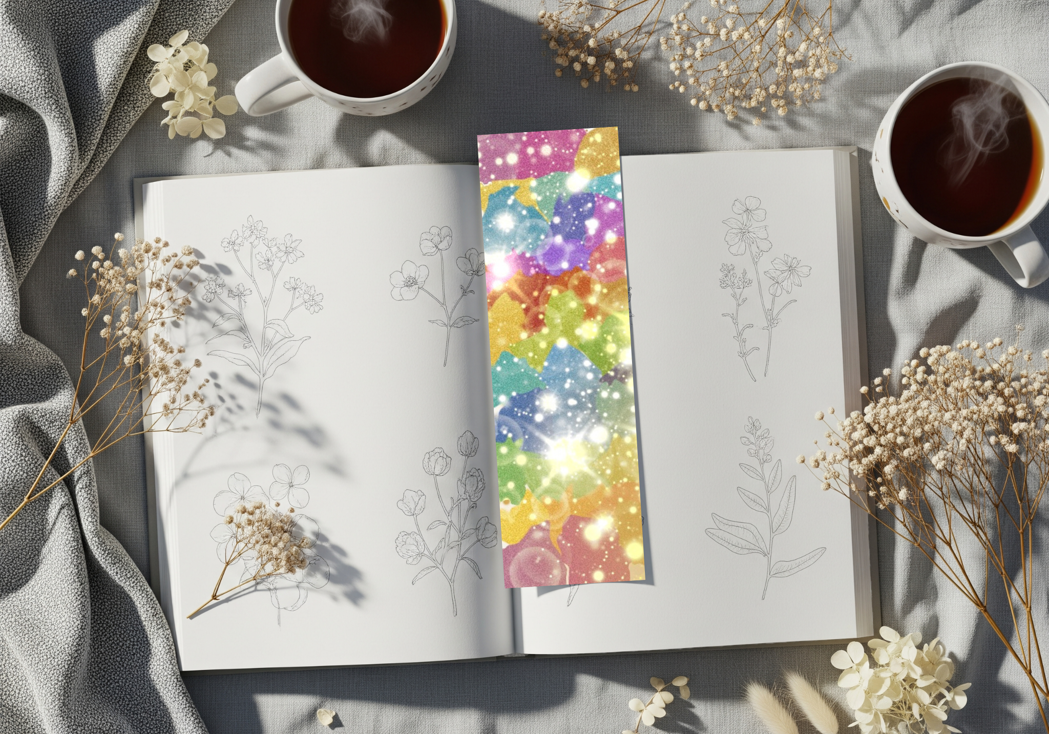 Bubble Gum Galaxy Bookmark