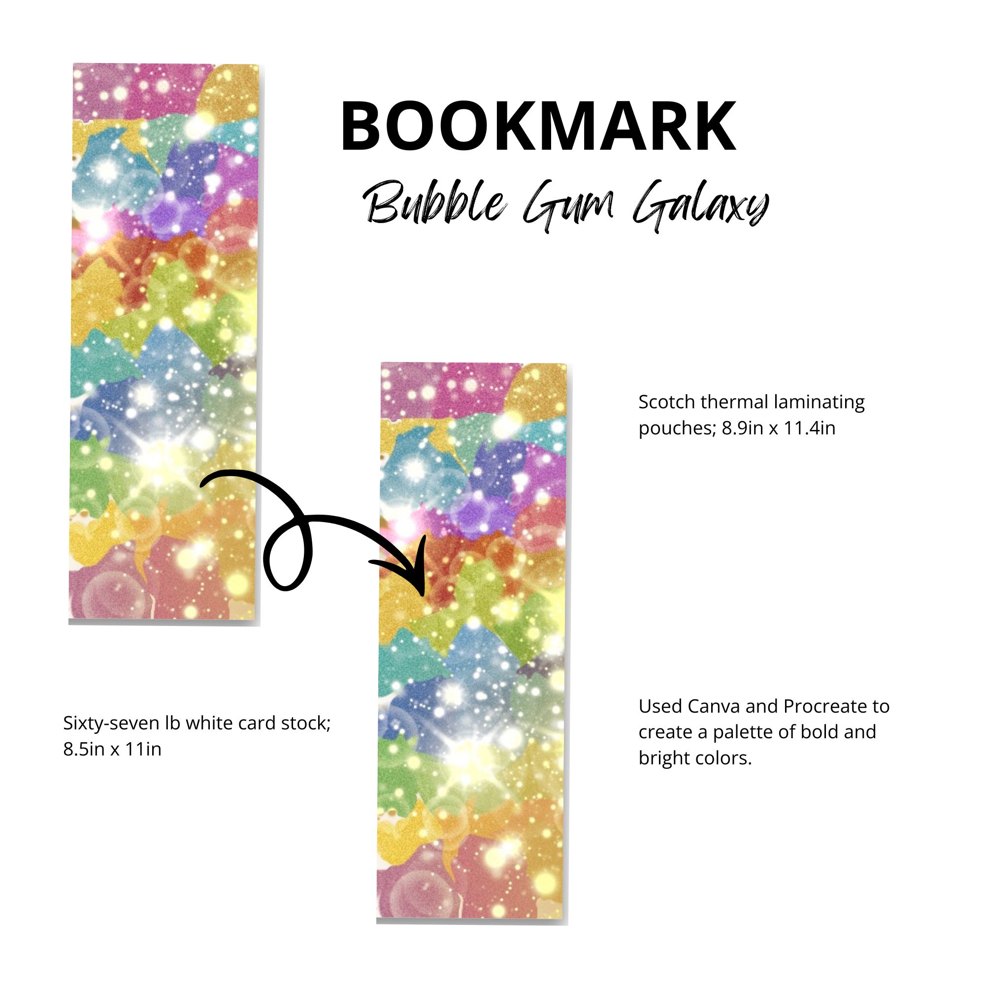 Bubble Gum Galaxy Bookmark - Image 8