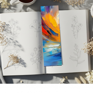 Vibrant Artistic Bookmark