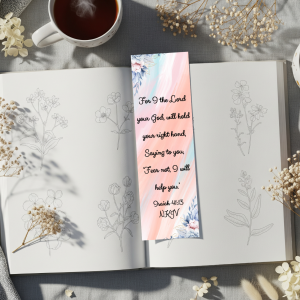 Inspirational Scripture Bookmark--Isaiah 41:13