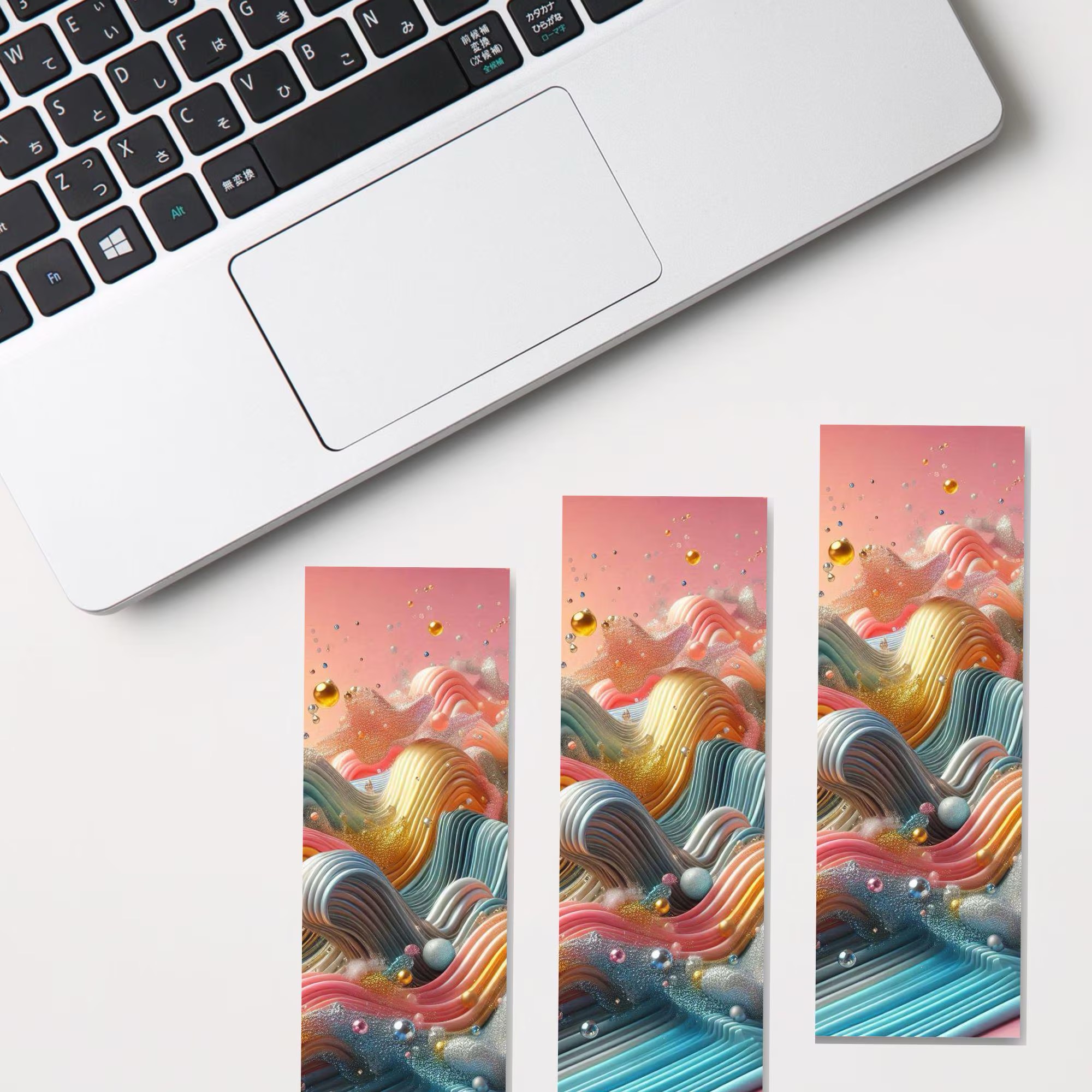 Blush Toffee Swirl Bookmark - Image 6