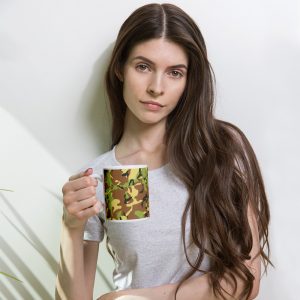 Green Camoflage Coffee Mug